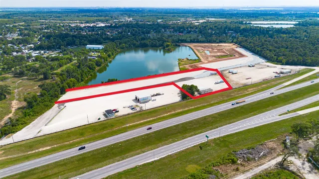 a view of a lake with a mountain view