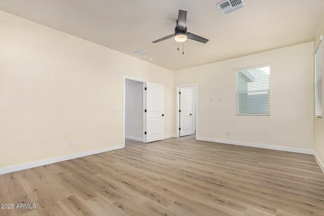wooden floor in an empty room