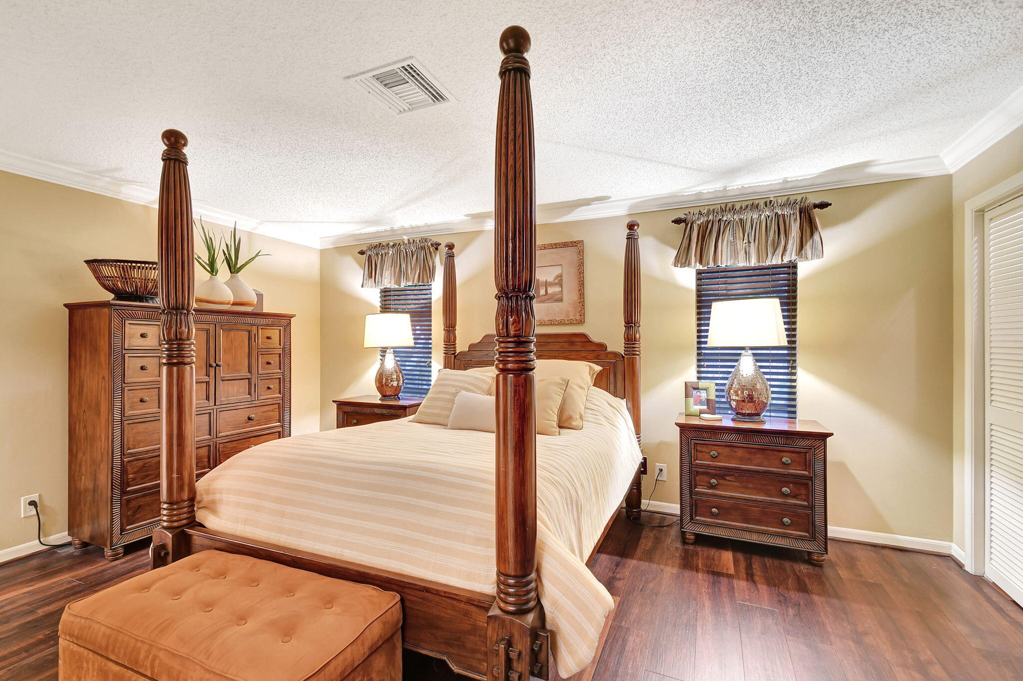 318 Southeast 7th Avenue, Unit 3 Delray Beach, FL 33483 - Photo 21 of 44 a bed room with furniture and wooden floor