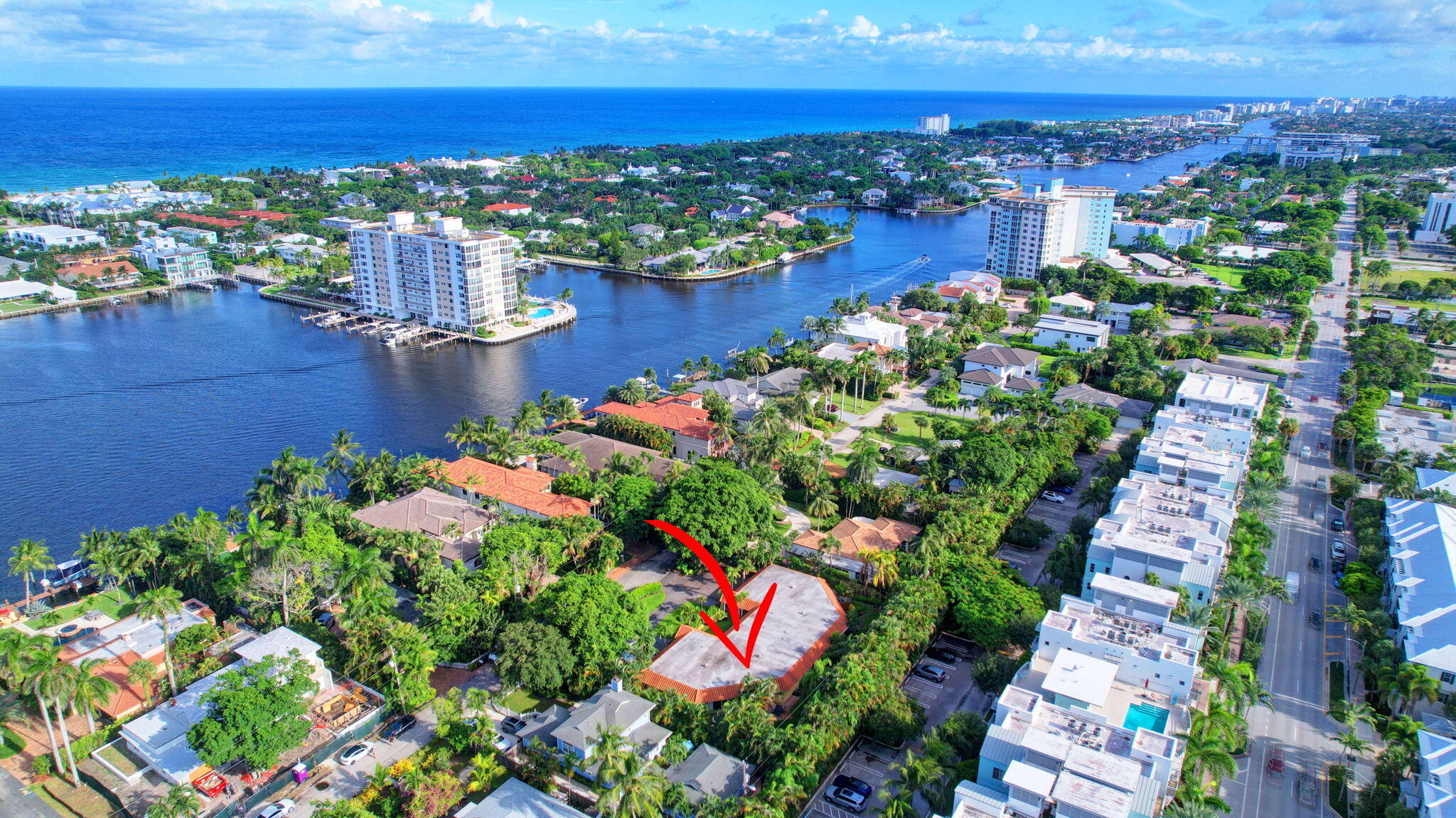 318 Southeast 7th Avenue, Unit 3 Delray Beach, FL 33483 - Photo 35 of 44 a view of a city and ocean view
