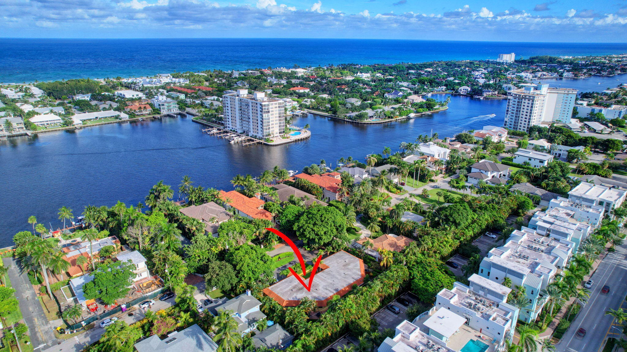 318 Southeast 7th Avenue, Unit 3 Delray Beach, FL 33483 - Photo 36 of 44 a view of a lake with a city