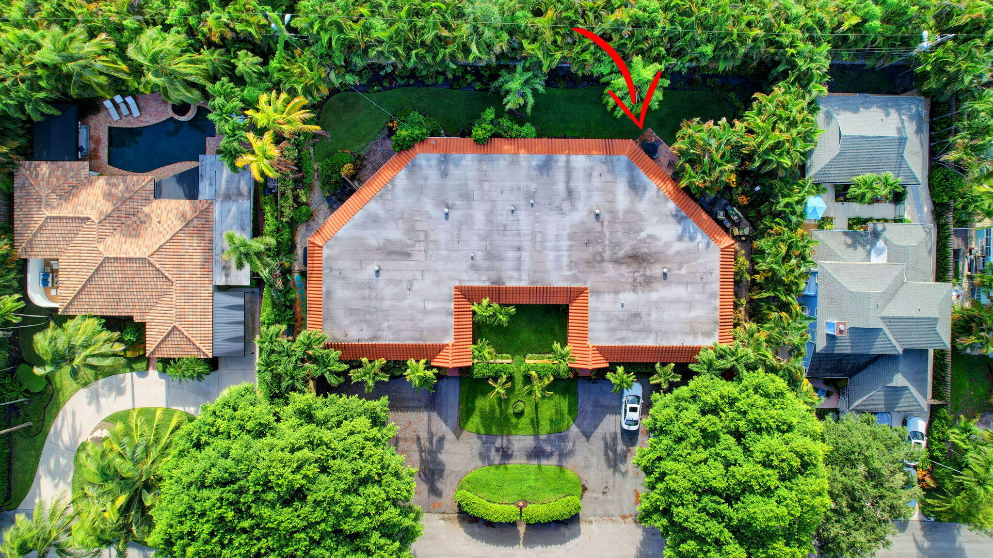 318 Southeast 7th Avenue, Unit 3 Delray Beach, FL 33483 - Photo 41 of 44 an aerial view of a house