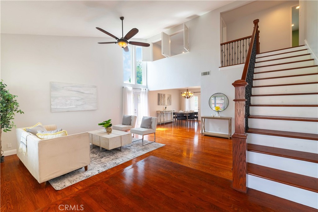 4759 Cll Estrada La Verne, CA 91750 - Photo 3 of 36 a living room with furniture and a wooden floor