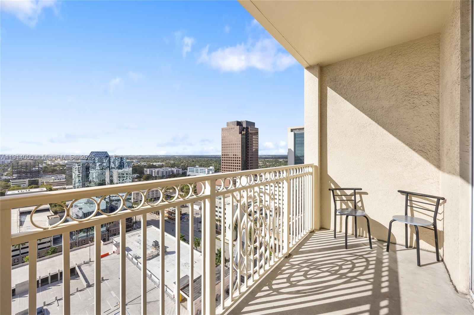 511 Southeast 5th Avenue, Unit 2209 Fort Lauderdale, FL 33301 - Photo 14 of 18 a view of balcony with furniture