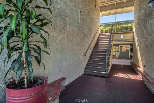 a car parked in front of a building