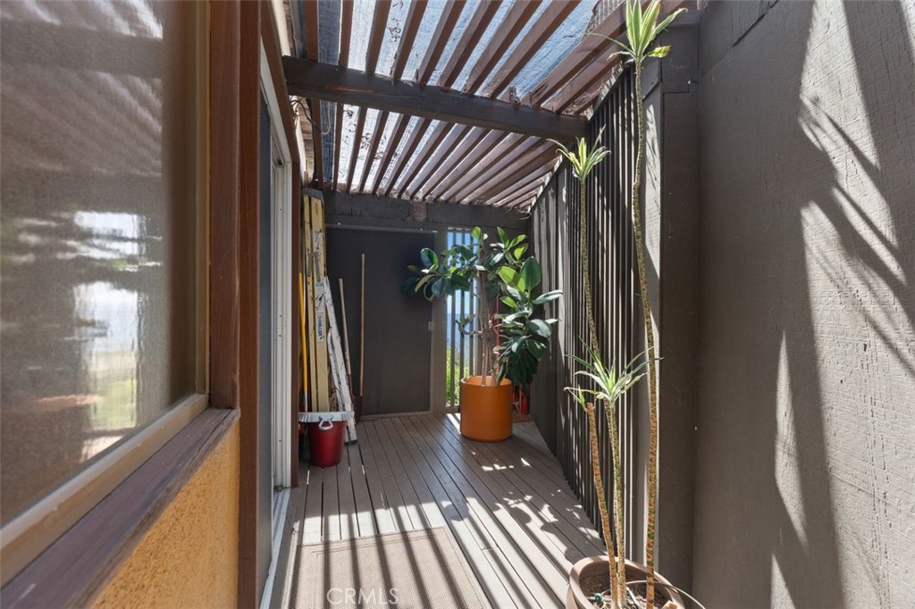 394 Pinecrest Drive Laguna Beach, CA 92651 - Photo 32 of 41 a view of balcony with wooden floor