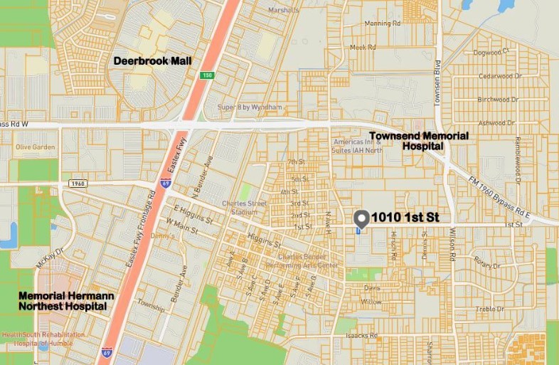 1010 1st Street East Humble, TX 77338 - Photo 32 of 49 a bathroom with a shower