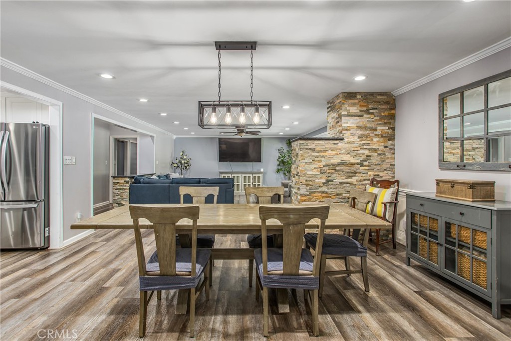 5169 Telefair Way Riverside, CA 92506 - Photo 10 of 47 A view of the dining room and living room from the family room