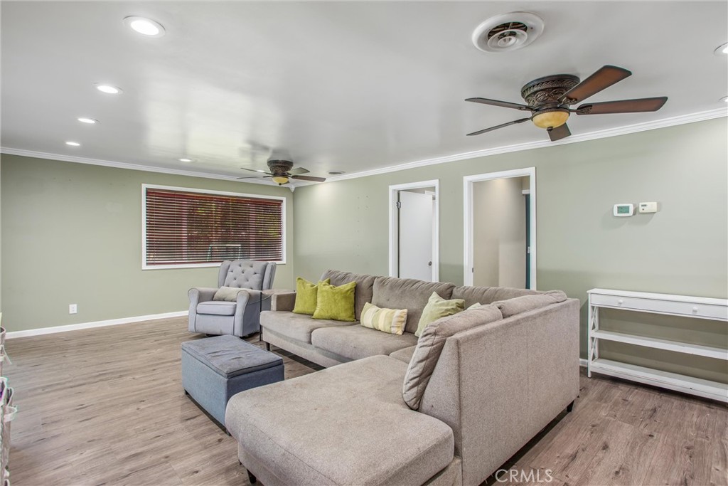 5169 Telefair Way Riverside, CA 92506 - Photo 18 of 47 Extra-large family room, the doors are to the 2 bedrooms and bathrooms also off the family room