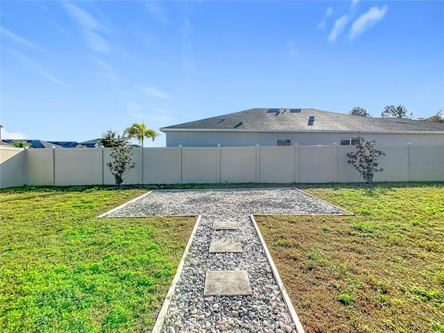 an aerial view of a swimming pool