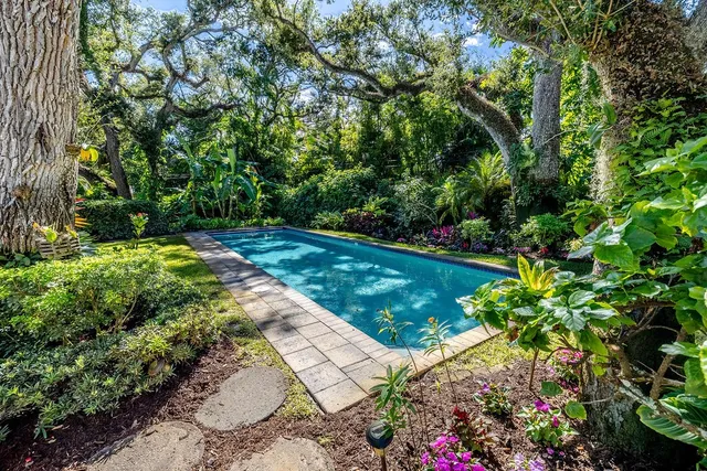 a view of outdoor space deck and living room