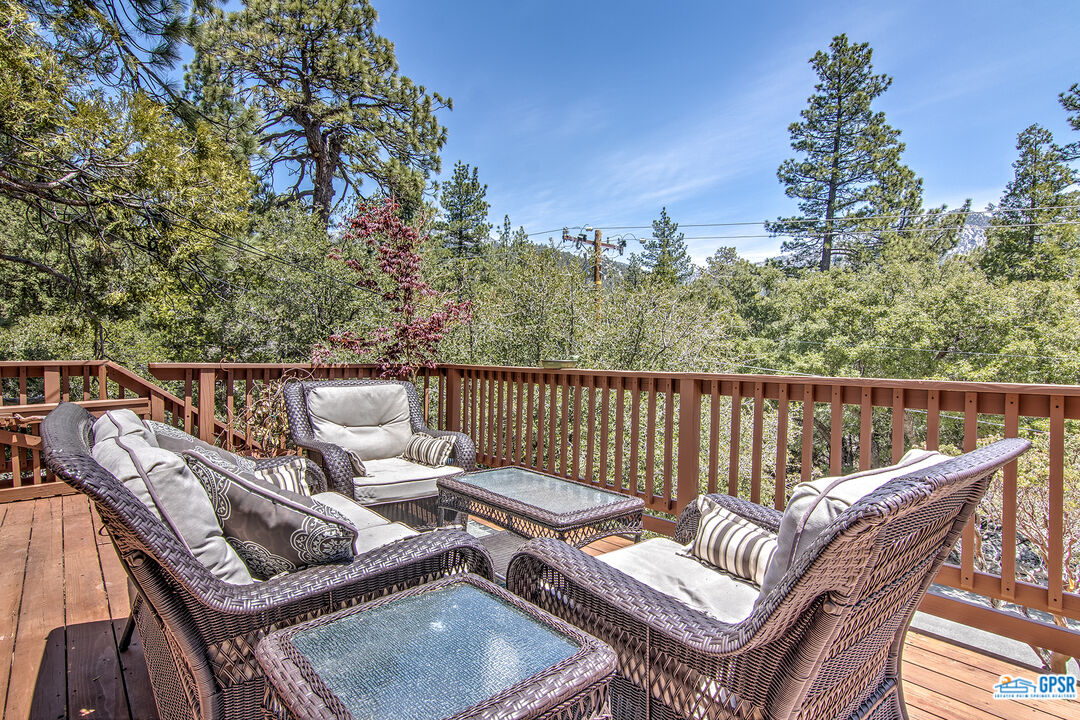 25527 Cedar Glen Drive Idyllwild, CA 92549 - Photo 46 of 69 a view of a roof deck with couches