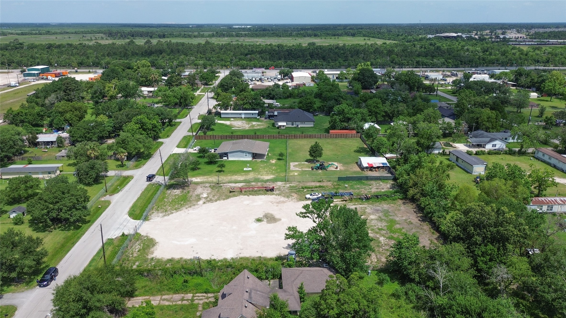 0 Blueberry Lane Houston, TX 77049 - Photo 17 of 20 an aerial view of residential houses with outdoor space and swimming pool