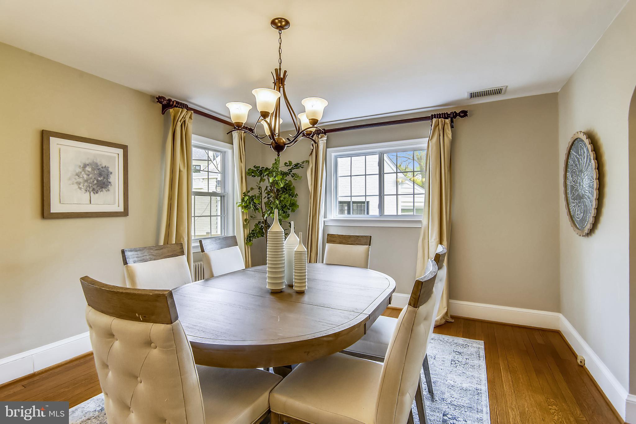 2901 Rittenhouse Street Northwest Washington, DC 20015 - Photo 8 of 51 Sun filled dining room