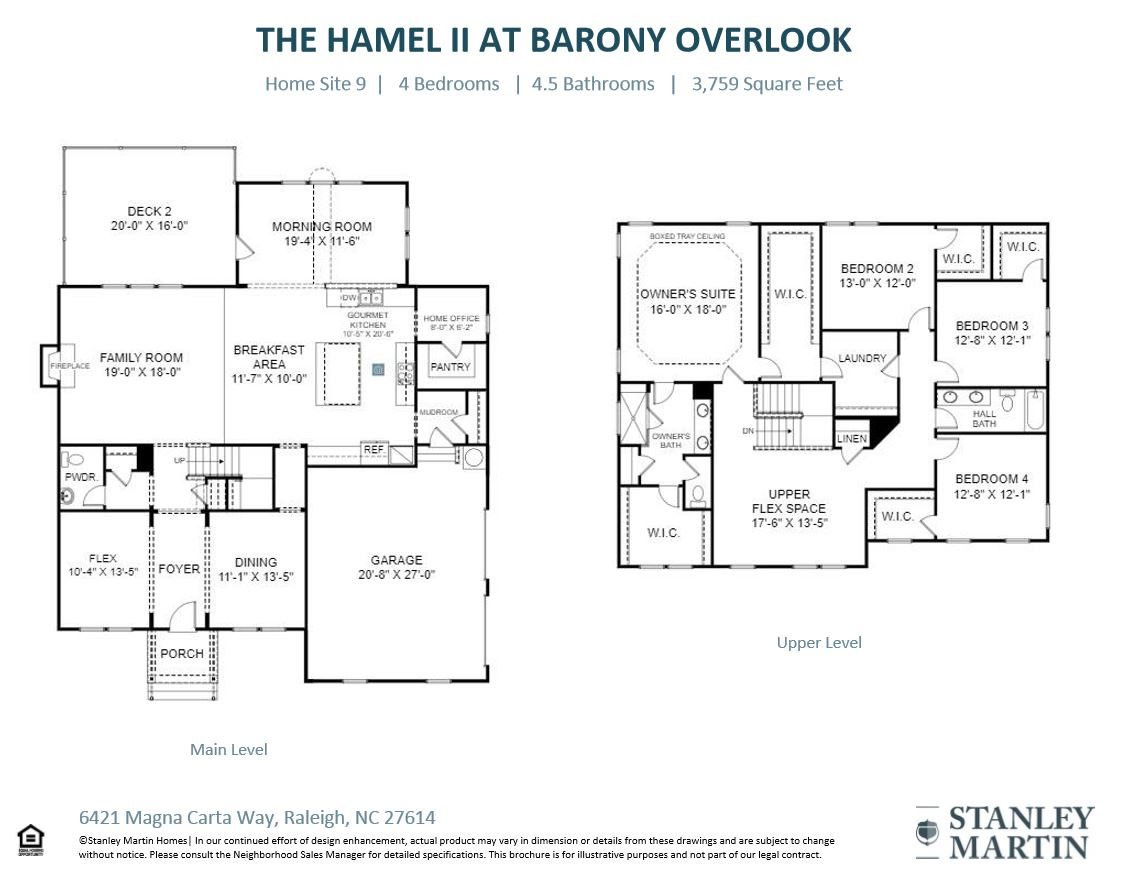 6421 Magna Carta Way, Unit LOT 9 Raleigh, NC 27614 - Photo 30 of 30 Floor plan