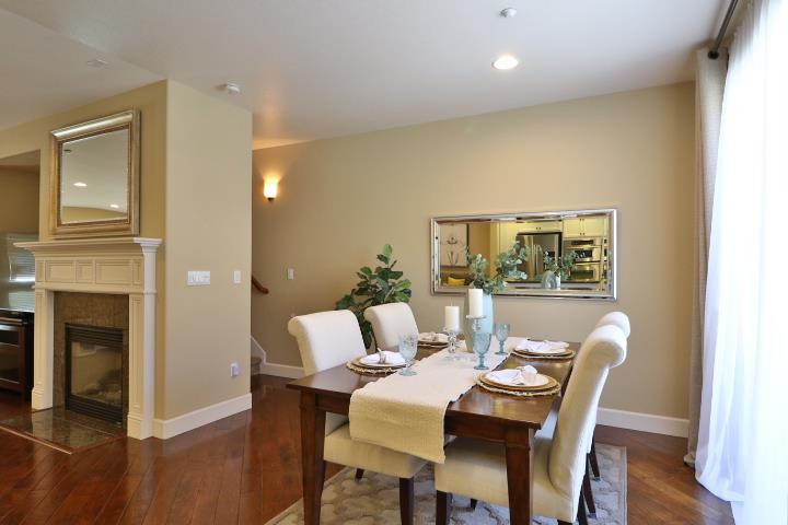 6372 Byron Lane San Ramon, CA 94582 - Photo 29 of 53 a view of a dining room with furniture and wooden floor