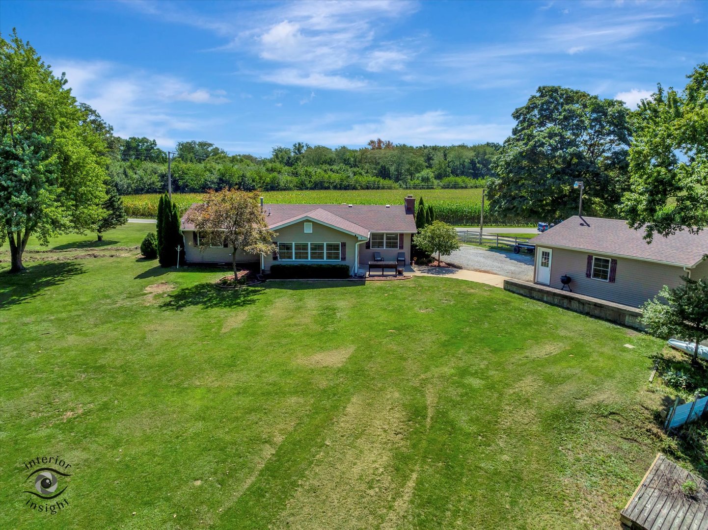 4248 South Youth Camp Road St. Anne, IL 60964 - Photo 22 of 36 a view of a house with swimming pool and yard