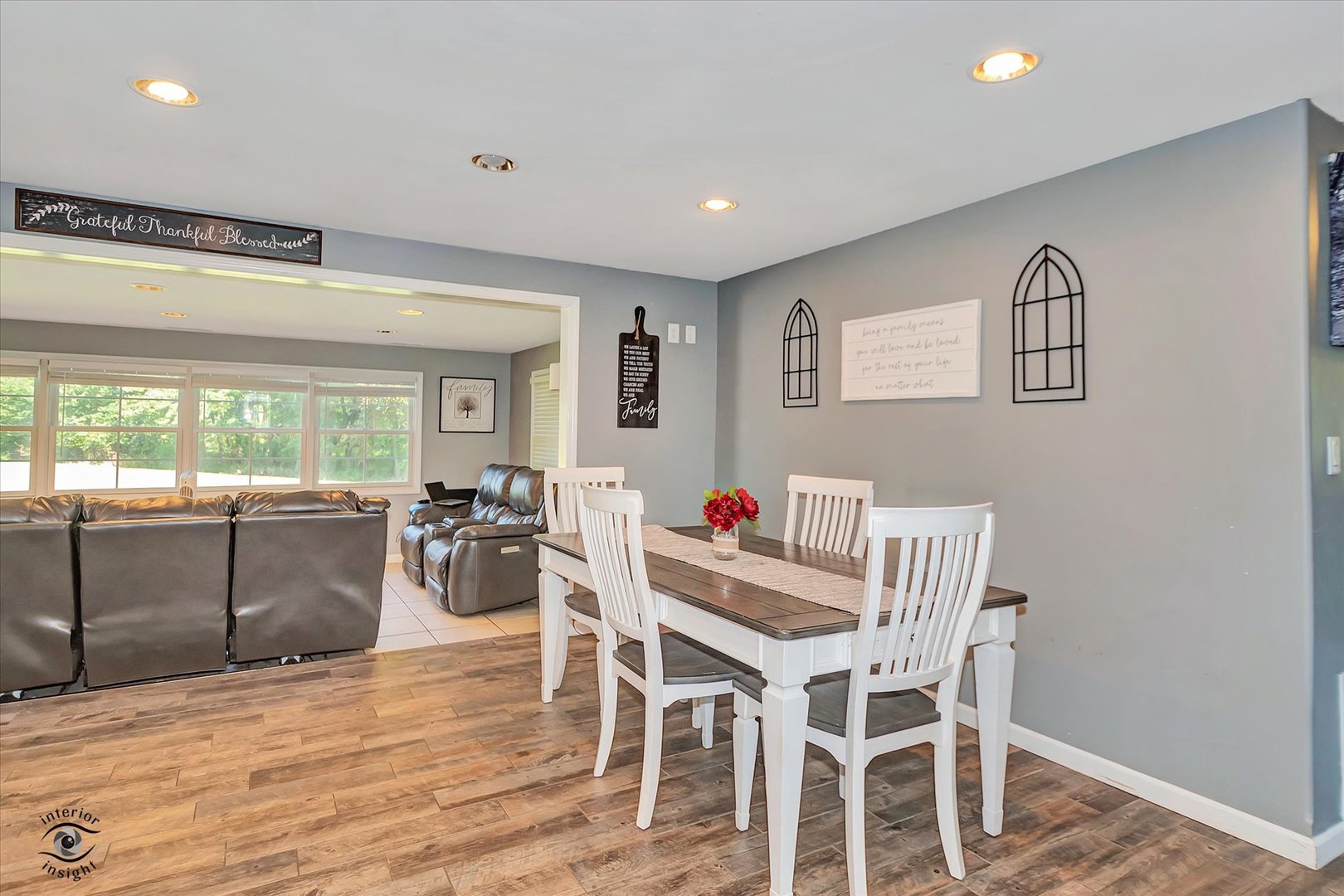 4248 South Youth Camp Road St. Anne, IL 60964 - Photo 9 of 36 a view of a dining room with furniture window and outside view