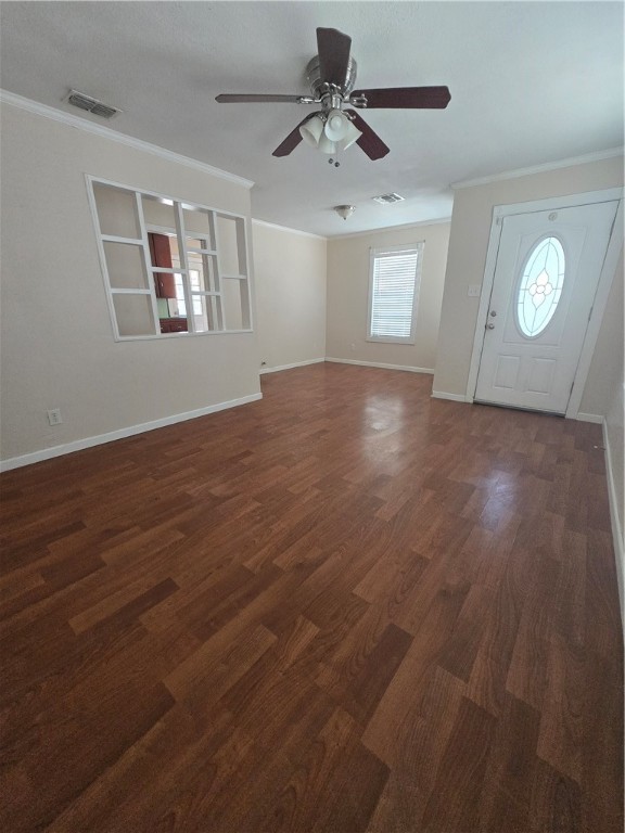 4417 Townsend Street Corpus Christi, TX 78415 - Photo 2 of 9 a view of an empty room with window and wooden floor