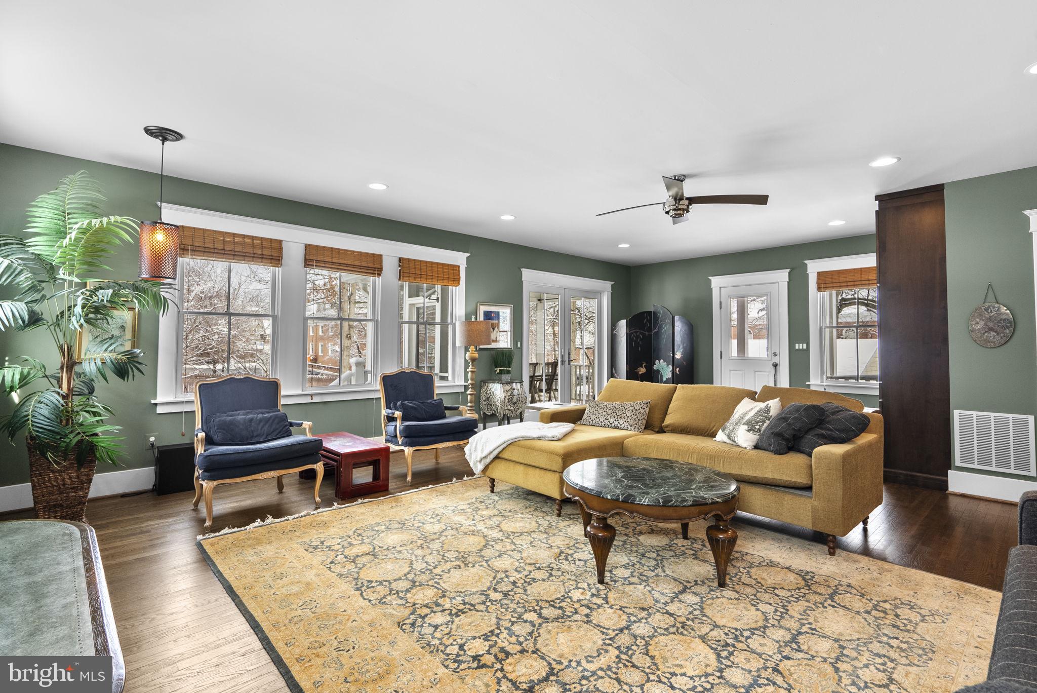 1415 Ballard Street Silver Spring, MD 20910 - Photo 21 of 56 a living room with furniture and a large window