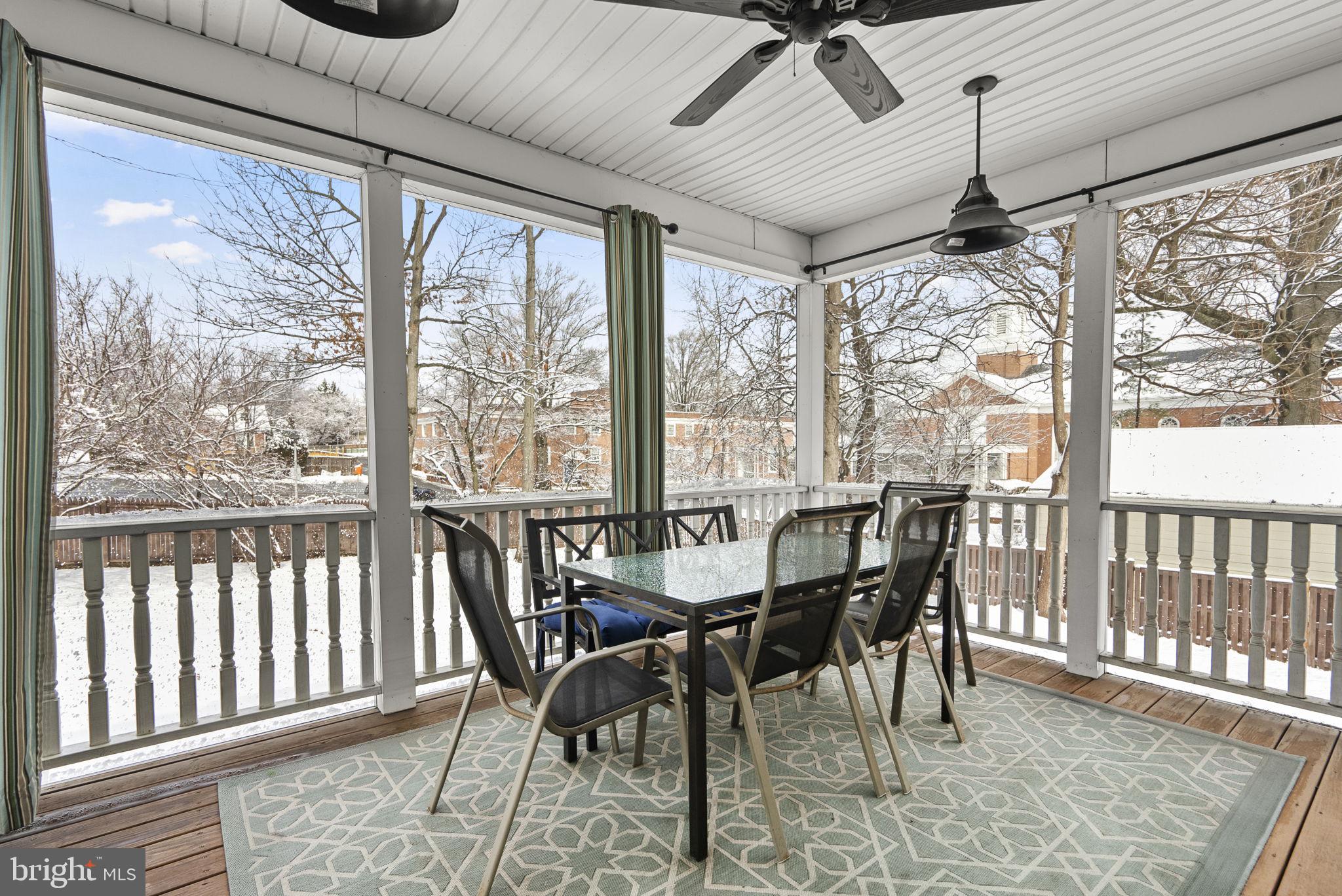 1415 Ballard Street Silver Spring, MD 20910 - Photo 26 of 56 a view of a dining room with furniture window and outside view
