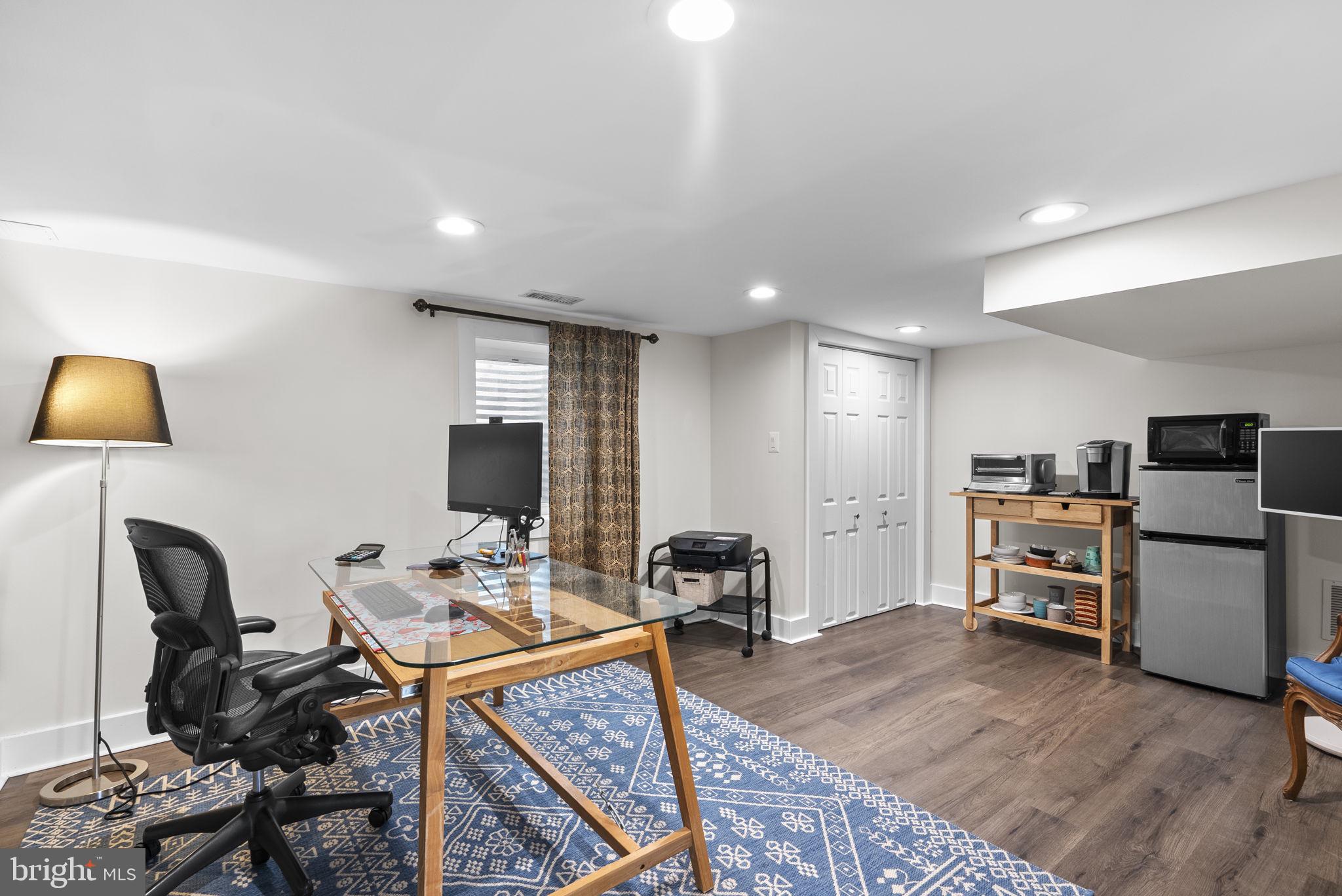 1415 Ballard Street Silver Spring, MD 20910 - Photo 42 of 56 a workspace with furniture and a kitchen