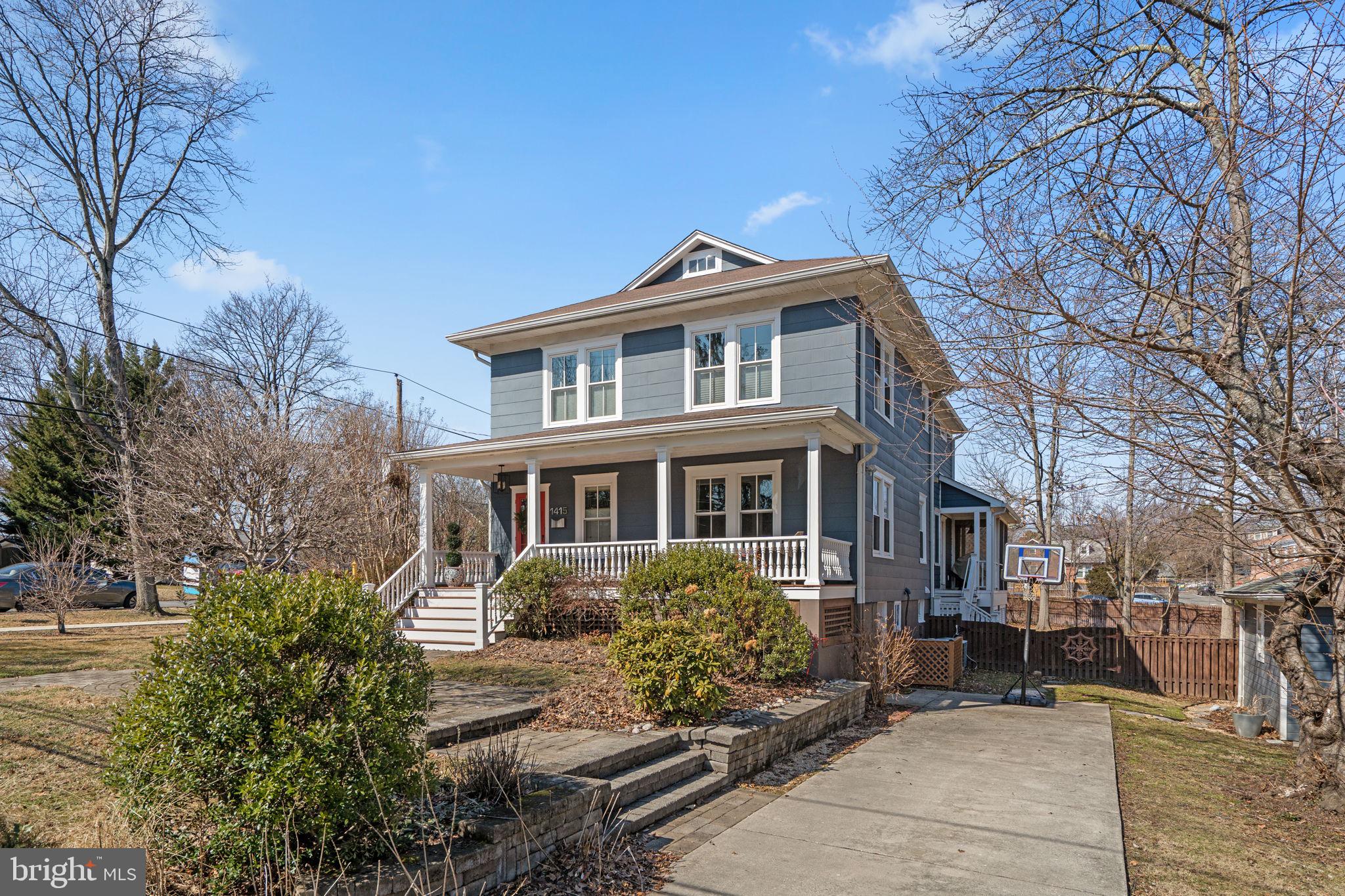 1415 Ballard Street Silver Spring, MD 20910 - Photo 5 of 56 a front view of a house with a yard