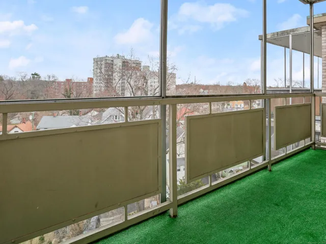 a view of outdoor space with a ocean view