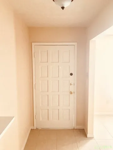 a view of front door