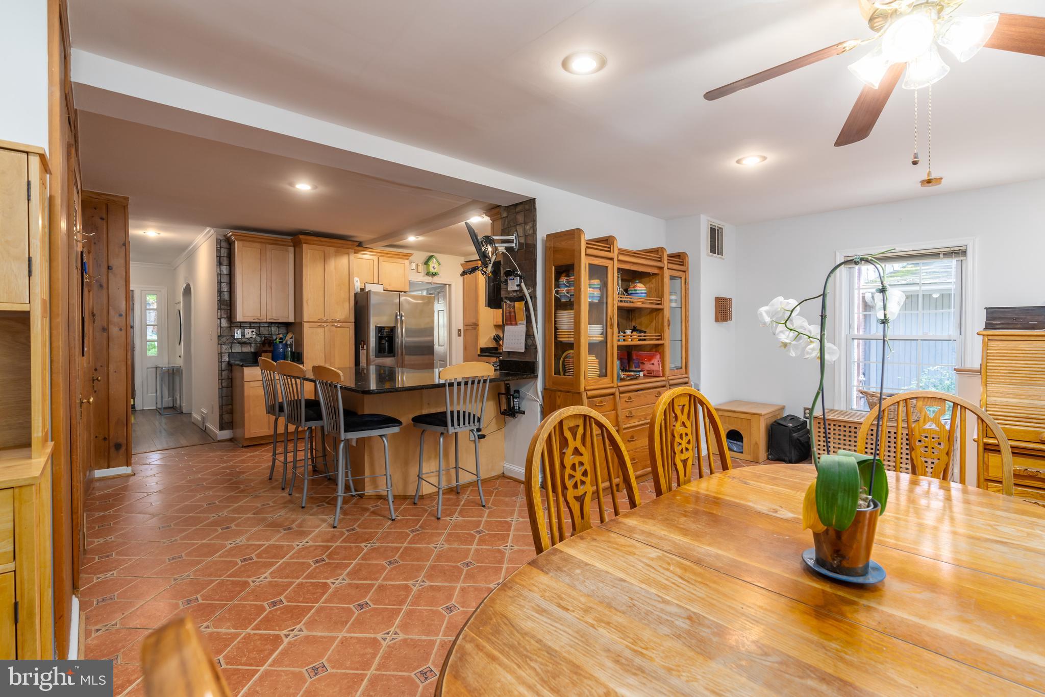 5016 Reno Road Northwest Washington, DC 20008 - Photo 13 of 38 Open kitchen perfect for casual living and dining.