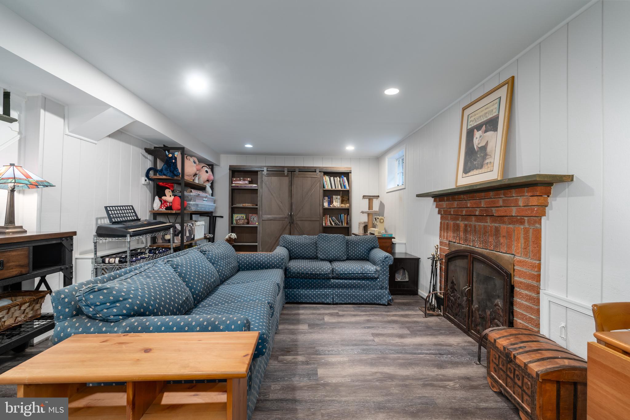 5016 Reno Road Northwest Washington, DC 20008 - Photo 26 of 38 Updated finished basement with WB fireplace.