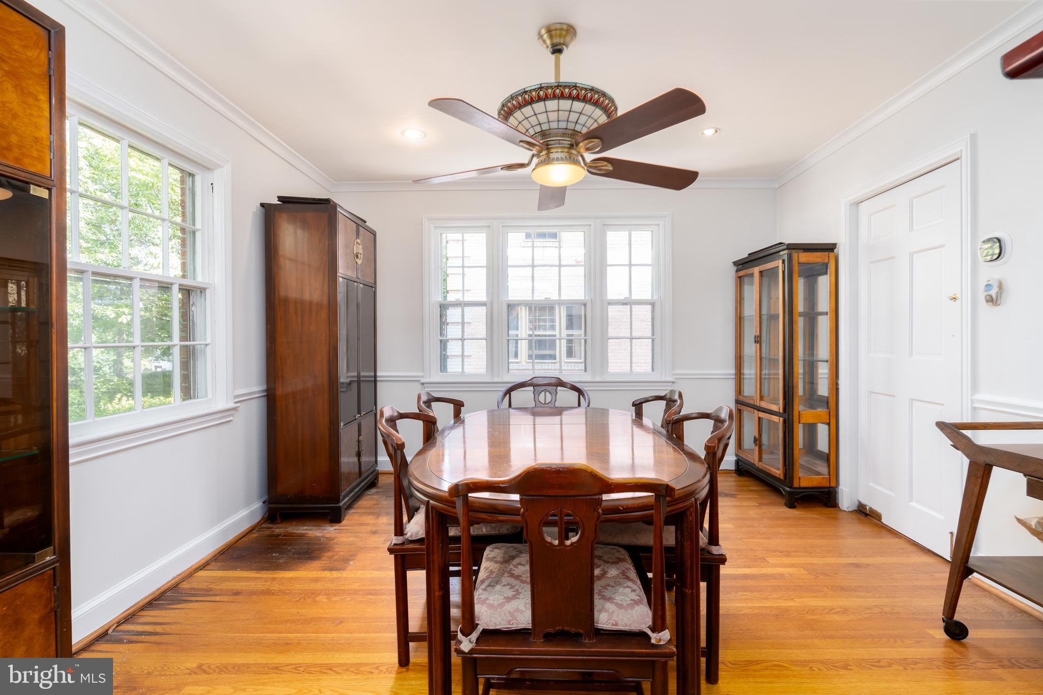 5016 Reno Road Northwest Washington, DC 20008 - Photo 7 of 38 Formal dining room ideal for any gathering.