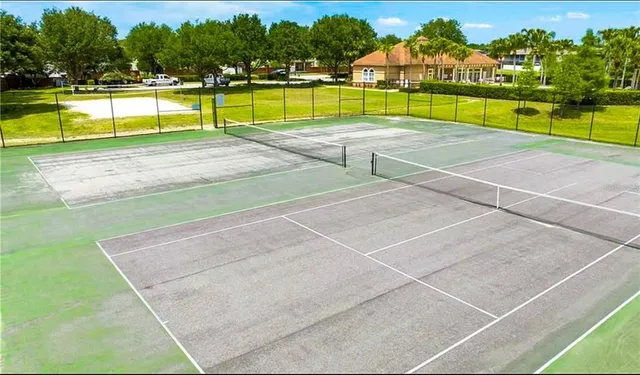 a view of a swimming pool and a lake view