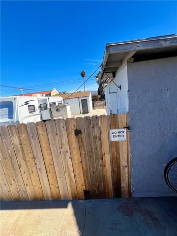 a backyard of a house