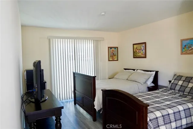 a view of wooden closet