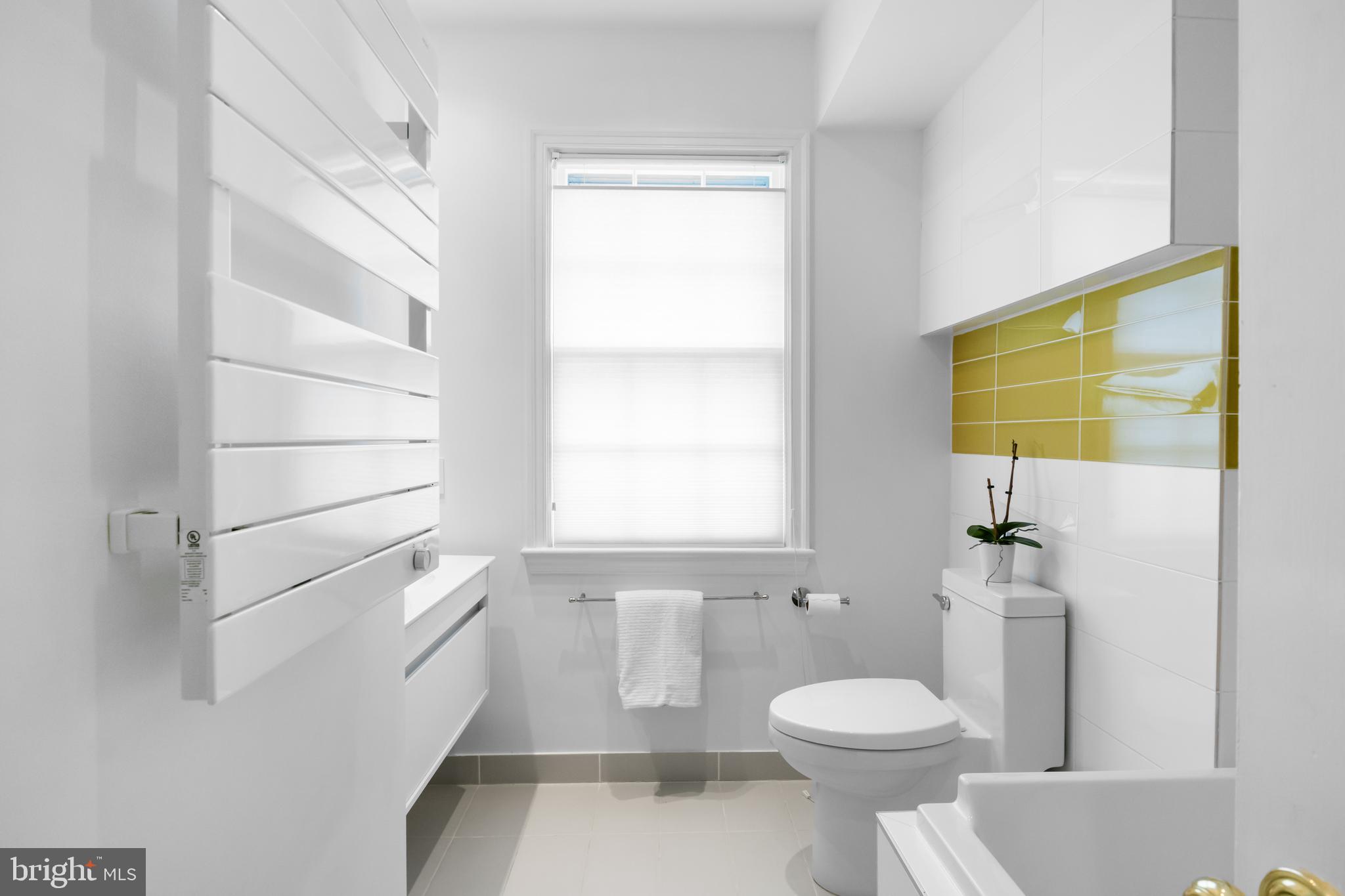 3320 R Street Northwest Washington, DC 20007 - Photo 31 of 48 Hall bathroom with towel warmer