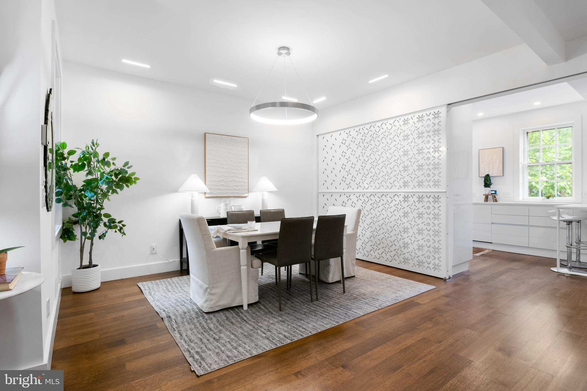 3320 R Street Northwest Washington, DC 20007 - Photo 9 of 48 Large windowed dining area.