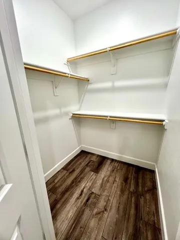 a view of a storage and utility room