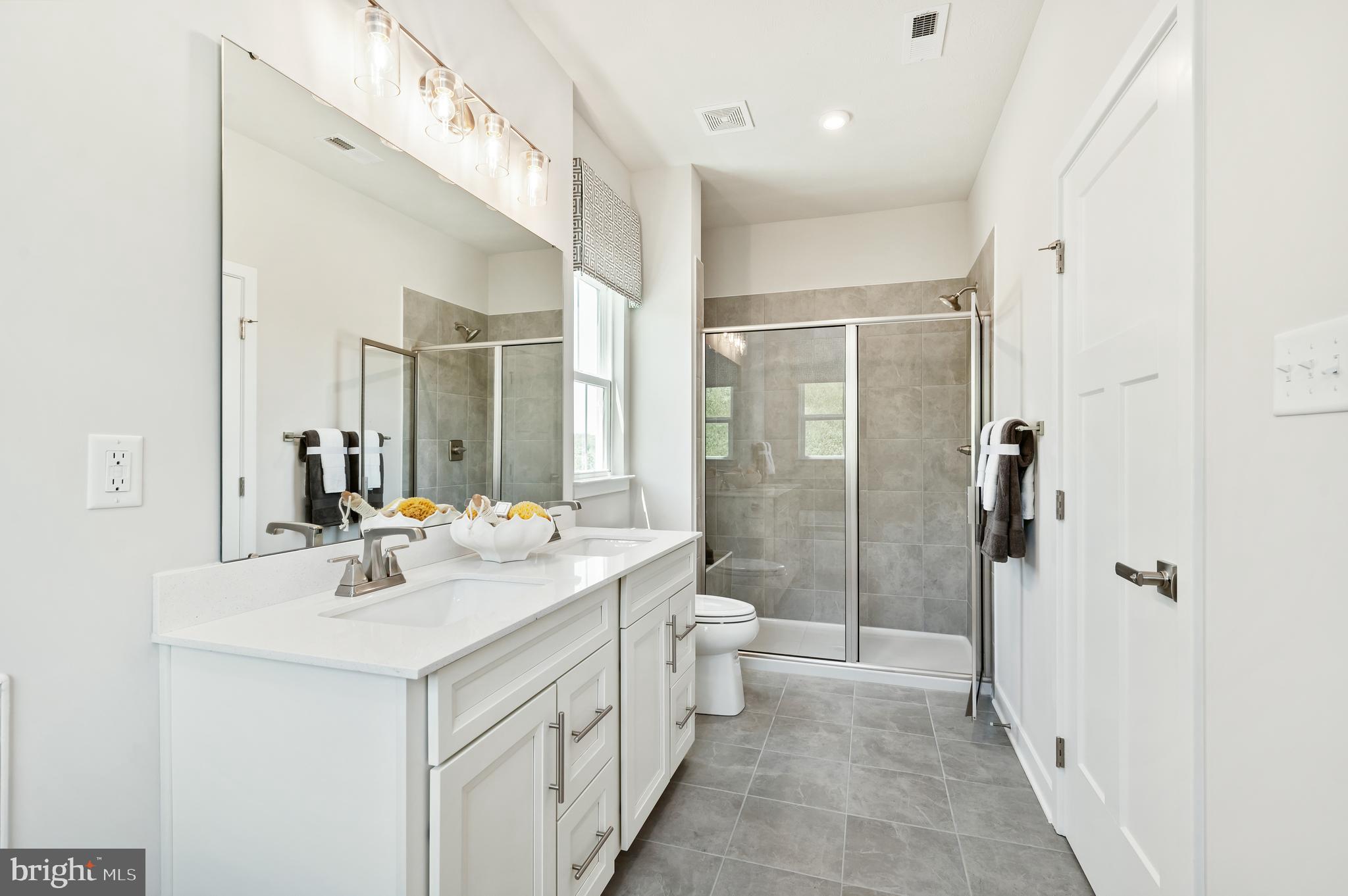 8440 Branch Side Way, Unit D Brandywine, MD 20613 - Photo 12 of 21 PRIMARY BATHROOM W/WALK-IN SHOWER