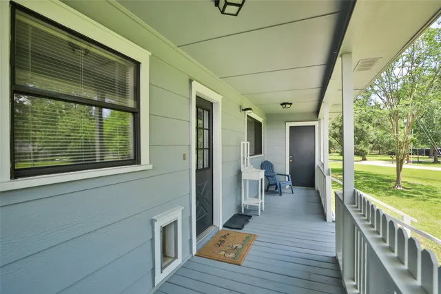 a view of outdoor space with deck