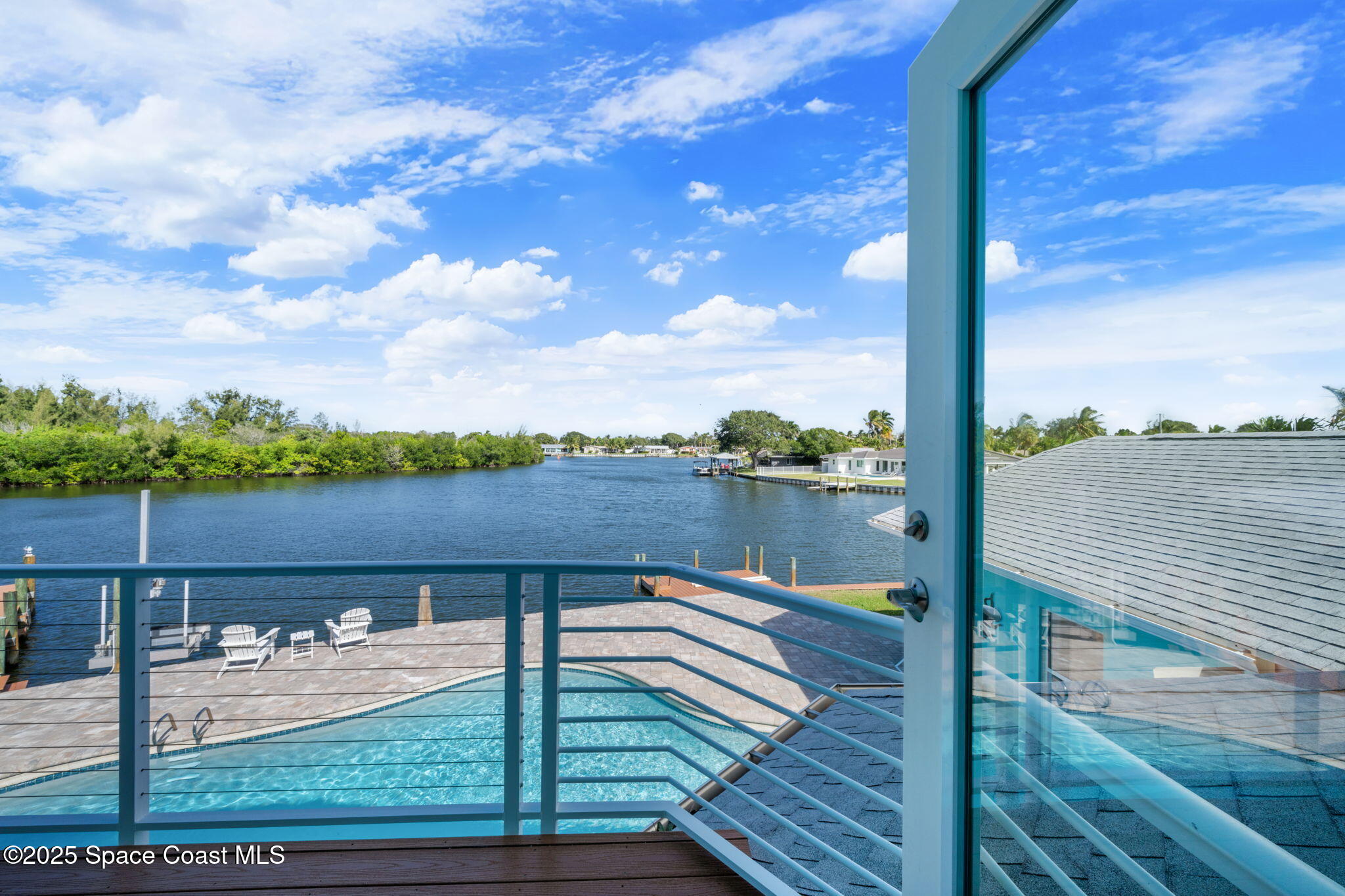 1214 Samar Road Cocoa Beach, FL 32931 - Photo 42 of 83 Rooftop Deck Access from Bedroom