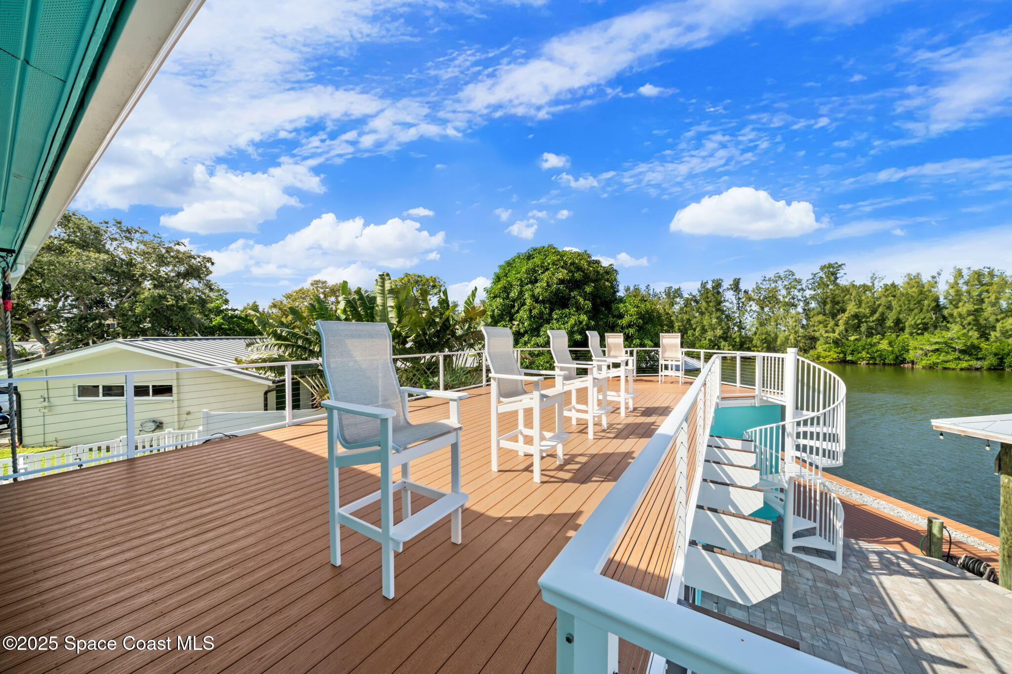 1214 Samar Road Cocoa Beach, FL 32931 - Photo 44 of 83 Rooftop Retreat with River Views