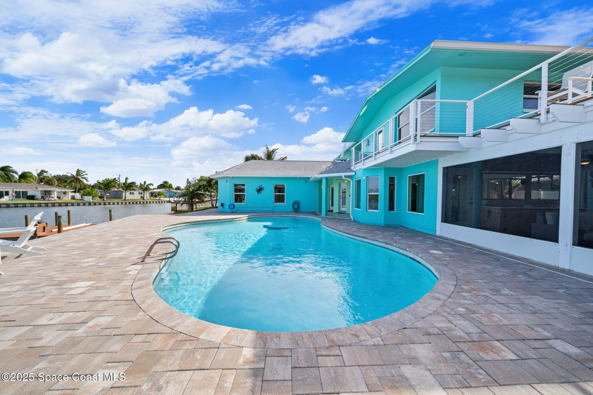 1214 Samar Road Cocoa Beach, FL 32931 - Photo 59 of 83 Take the Plunge from the Rooftop Deck!