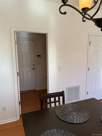 a view of a livingroom with furniture