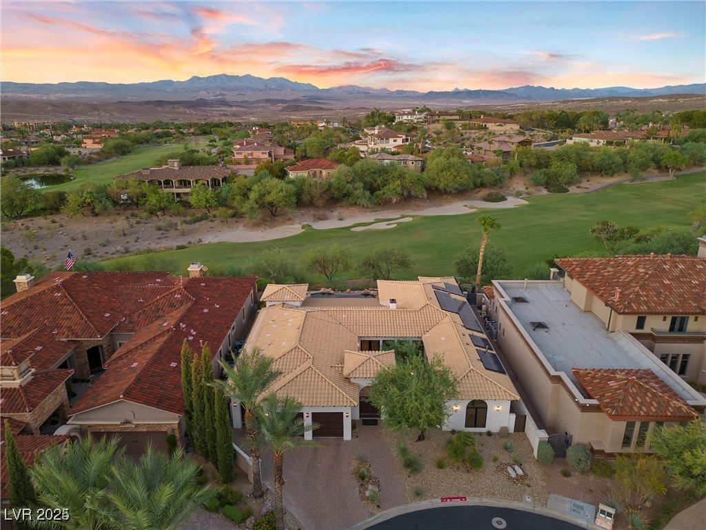 3 Rue Allard Way Henderson, NV 89011 - Photo 39 of 49 Aerial view with a residential view and a mountain view
