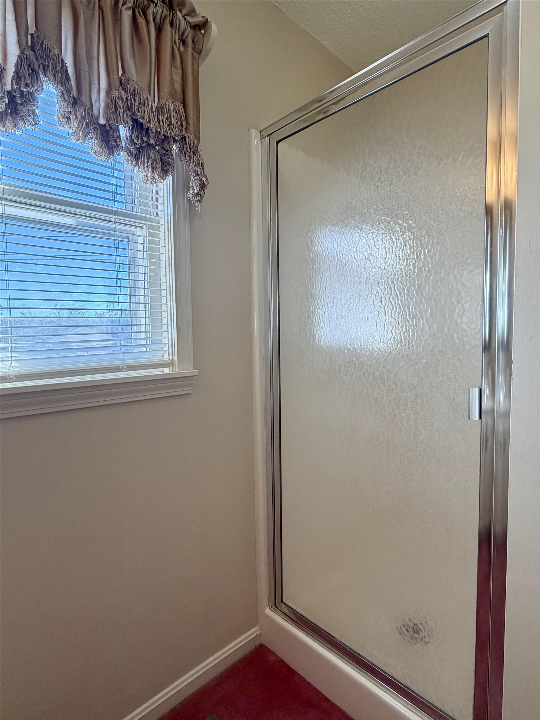 192 New Bethel Road Selmer, TN 38375 - Photo 18 of 27 Bathroom with a shower stall and baseboards