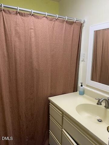 217 Heck Street Raleigh, NC 27601 - Photo 6 of 22 a bathroom with a sink and a mirror