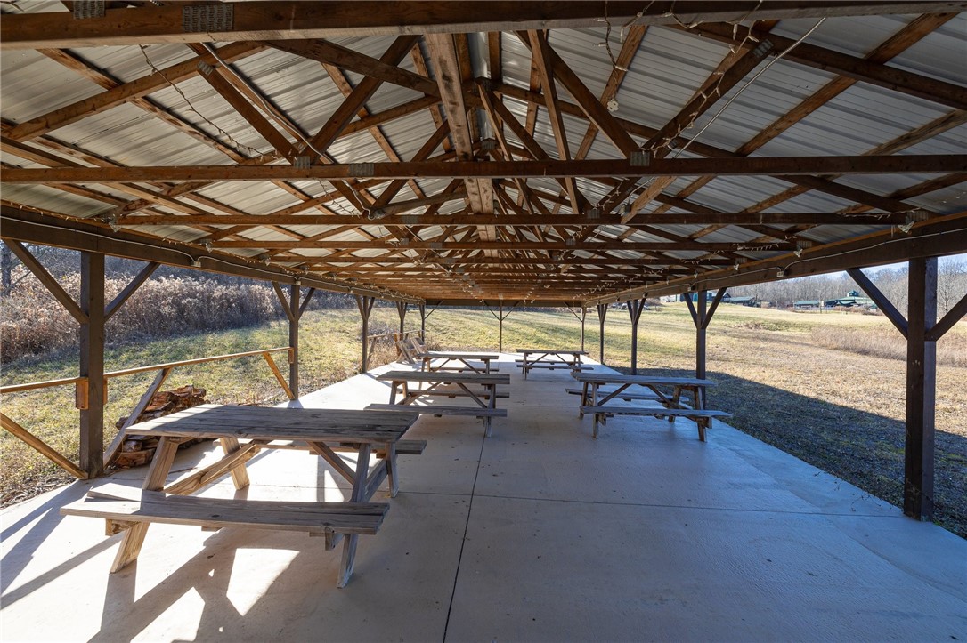 9470 Schmidt Road West Sparta, NY 14437 - Photo 26 of 43 The interior of the picnic pavilion. Chairs includ