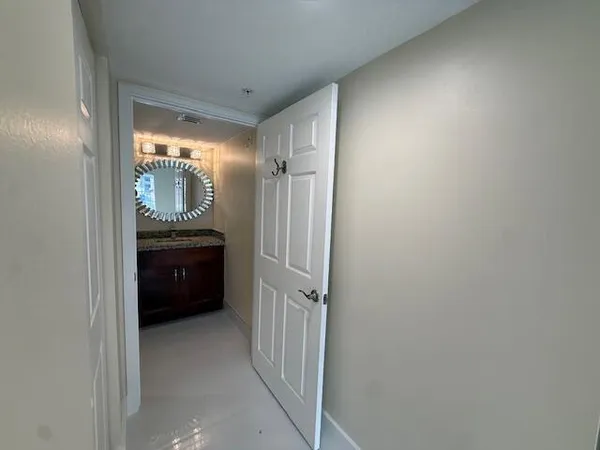 a view of empty room