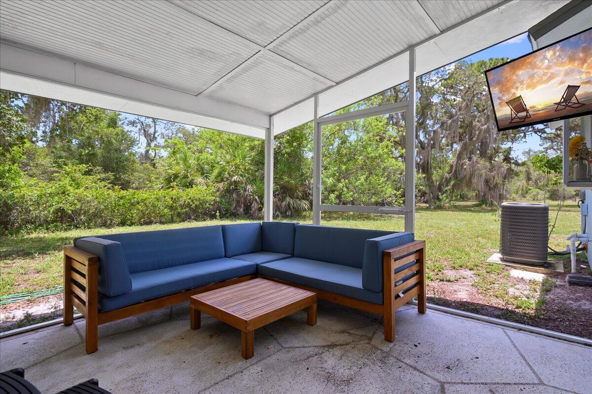 8951 Southwest Fox Brown Road Indiantown, FL 34956 - Photo 16 of 34 Screened Patio
